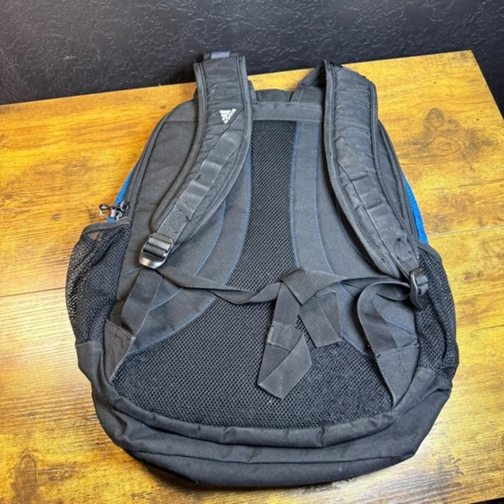Adidas LoadSpring Blue Grey‎ Polyester Backpack Large Laptop Sleeve Mens Womens